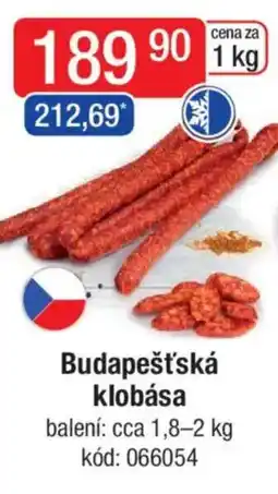 Qanto Budapešťská klobása nabídka
