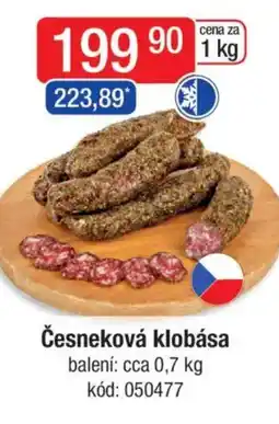 Qanto Česneková klobása nabídka