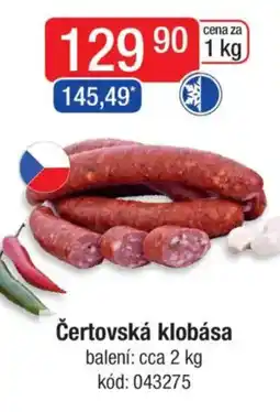 Qanto Čertovská klobása nabídka