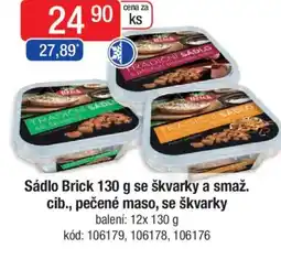 Qanto Sádlo Brick se škvarky a smaž. cib., pečené maso, se škvarky nabídka