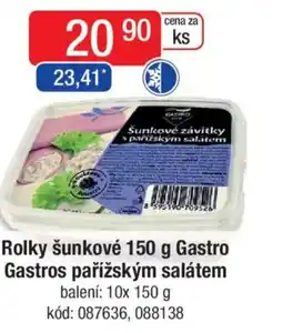 Qanto Rolky šunkové Gastro Gastros pařížským salátem nabídka