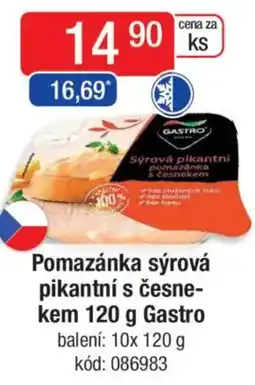 Qanto Pomazánka sýrová pikantní s česne- kem Gastro nabídka