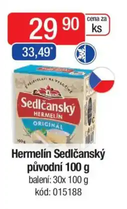 Qanto Hermelín Sedlčanský původní nabídka