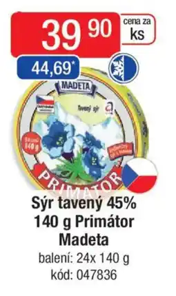 Qanto Sýr tavený 45% Primátor Madeta nabídka