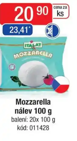 Qanto Mozzarella nálev nabídka