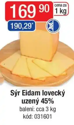Qanto Sýr Eidam lovecký uzený 45% nabídka
