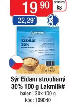 Qanto Sýr Eidam strouhaný 30% Lakmilk# nabídka