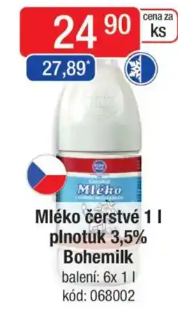 Qanto Mléko Mléko čerstvé plnotuk 3,5% Bohemilk nabídka