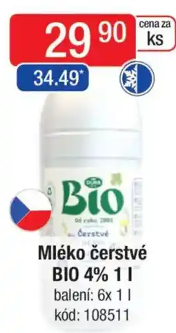 Qanto Mléko čerstvé BIO 4% nabídka