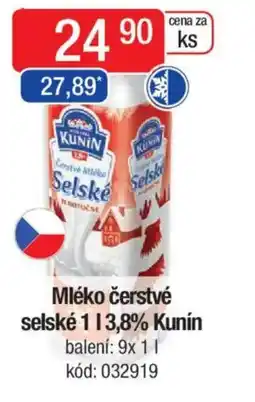 Qanto Mléko čerstvé selské 3,8% Kunín nabídka