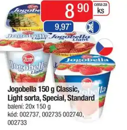 Qanto Zott Jogobella Classic, Light sorta, Special, Standard nabídka