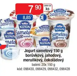 Qanto Jogurt sametový borůvkový, jahodový, meruňkový, čokoládový nabídka