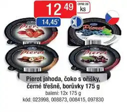 Qanto Pierot jahoda, čoko s oříšky, černé třešně, borůvky nabídka