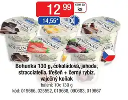 Qanto Bohunka, čokoládová, jahoda, stracciatella, třešeň + černý rybíz, vaječný koňak nabídka