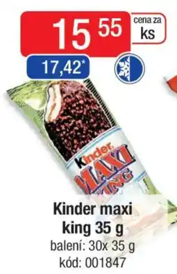 Qanto Kinder maxi king nabídka
