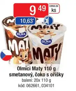 Qanto Olmíci Maty smetanový, čoko s oříšky nabídka