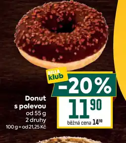 Billa Donut s polevou nabídka