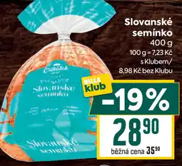 Billa Slovanské seminko nabídka