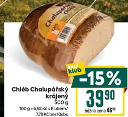 Billa Chléb Chalupářský krájený nabídka