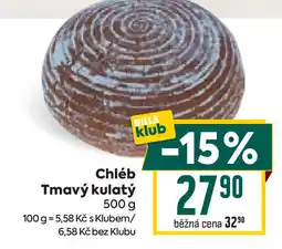 Billa Chléb Tmavý kulatý nabídka
