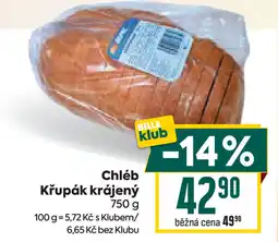 Billa Chléb Křupák krájený nabídka