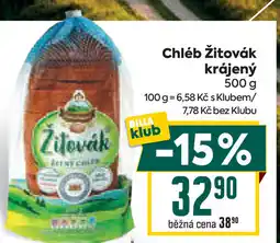 Billa Chléb Žitovák krájený nabídka