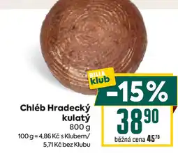 Billa Chléb Hradecký kulatý nabídka