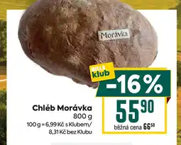 Billa Chléb Morávka nabídka