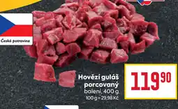 Billa Hovězí guláš porcovaný nabídka