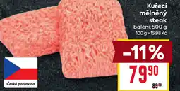 Billa Kuřecí mělněný steak nabídka