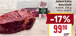 Billa Jelení kýta bez kosti nabídka
