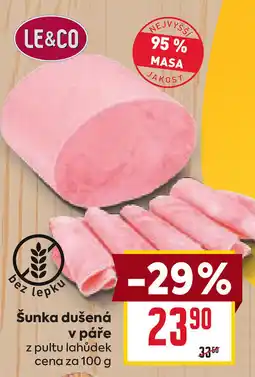 Billa Šunka dušená v páře nabídka