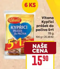 Billa Vitana Kypřicí prášek do pečiva 5+1 nabídka