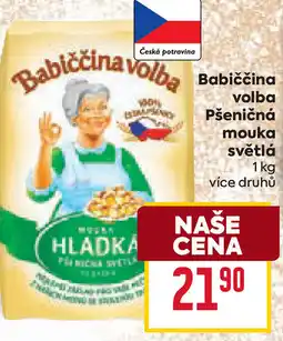 Billa Babiččina volba Pšeničná mouka světlá nabídka