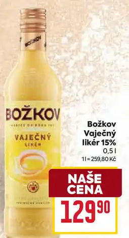 Billa Božkov Vaječný likér 15% nabídka