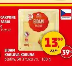 Penny Market EIDAM KARLOVA KORUNA, 100 g nabídka