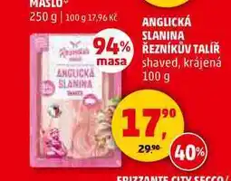 Penny Market ANGLICKÁ SLANINA ŘEZNÍKŮV TALÍŘ, 100 g nabídka