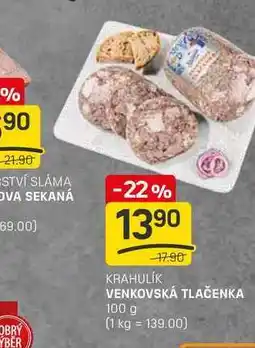 Flop VENKOVSKÁ TLAČENKA 100 g nabídka