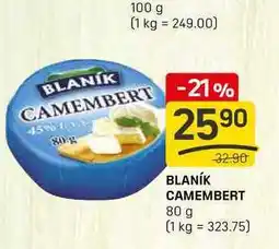 Flop BLANÍK CAMEMBERT 80 g nabídka