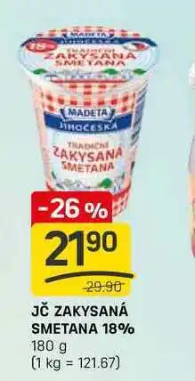 Flop JČ ZAKYSANÁ SMETANA 18% 180 g nabídka