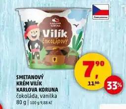 Penny Market SMETANOVÝ KRÉM VILÍK KARLOVA KORUNA, 80 g nabídka