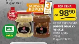 Flop HOTOVÉ OMÁČKY VE SKLE různé druhy 720 g nabídka