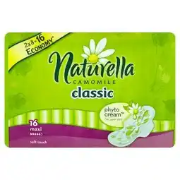 Penny Market Naturella Camomile Classic maxi hygienické vložky s jemnou vůní 16 ks nabídka