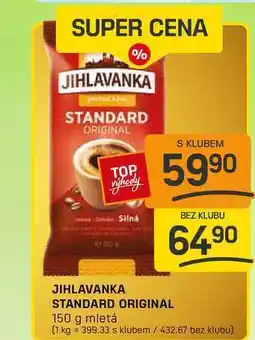 Flop JIHLAVANKA STANDARD ORIGINAL 150 g mletá nabídka