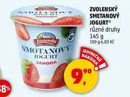 Penny Market ZVOLENSKÝ SMETANOVÝ JOGURT, 145 g nabídka