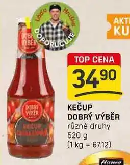Flop KEČUP DOBRÝ VÝBĚR různé druhy 520 g nabídka