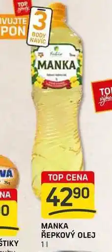 Flop MANKA ŘEPKOVÝ OLEJ 1l nabídka