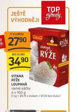 Flop VITANA RÝŽE LOUPANÁ varné sáčky 4 x 100 g nabídka