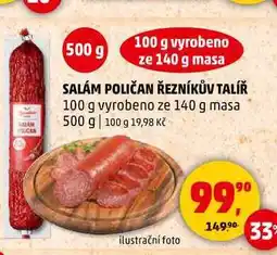 Penny Market SALÁM POLIČAN ŘEZNÍKŮV TALÍŘ, 500 g nabídka
