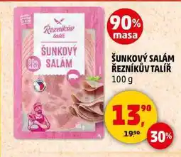 Penny Market ŠUNKOVÝ SALÁM ŘEZNÍKŮV TALÍŘ, 100 g nabídka